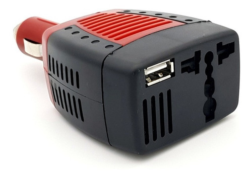 Inversor 75w 12v Ac Conector Universal + Puerto Usb