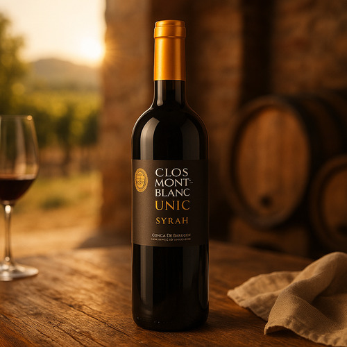 Vinho Tinto Clos Montblanc Unic Syrah 750ml