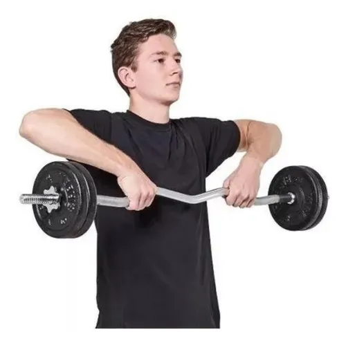 Barra Z Pre Olimpica 1.20 Mt X 25 Mm Mancuernas Pesas Cuotas