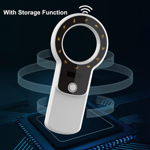 Rabitpos Lector De Microchip Para Mascotas Bluetooth, De De