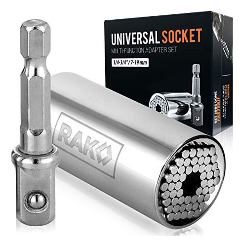 Rak Universal Socket Tool - Set Of 2 Gadgets With 1/4-to-3/4