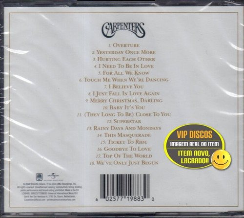 Cd Carpenters With The Royal Philarmonic Orchestra - Lacrado