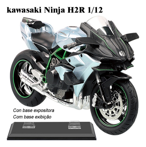 Kawasaki Ninja H2r Miniatura Metal Coche Adornos Coleccion