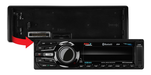 Imagem 4 de 10 de Combo Som Marinizado Boss Mr1308uabk Bluetooth Multimídia