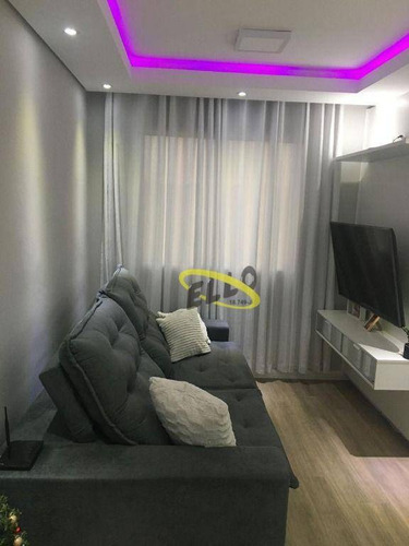 Imagem 3 de 22 de Lindo Apartamento Com 2 Dormitórios À Venda, 46 M² Por R$ 215.000 - Jardim Honória - Cotia/sp - Ap2238