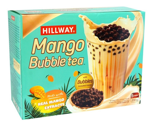 Te Mango Con Cream Endulzado Bolitas Konjac 260g Bubble Tea
