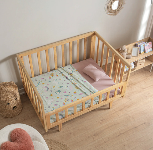 Cobertor Ligero Baby Happy Cuna Menta 100 X 150 Cm Vianney