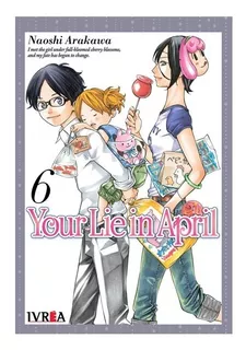 Manga Your Lie In April Vol. 6 Ivrea Argentina