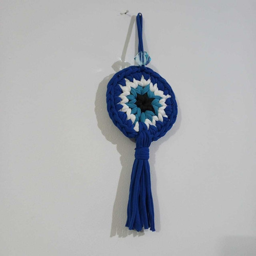 Imagen 2 de 6 de Ojo Turco Tejido Trapillo - Para Decoración - Mandalas