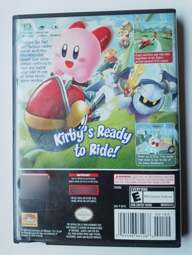 Kirby Air Ride Gamecube ( Sin Manual ) (Usado)
