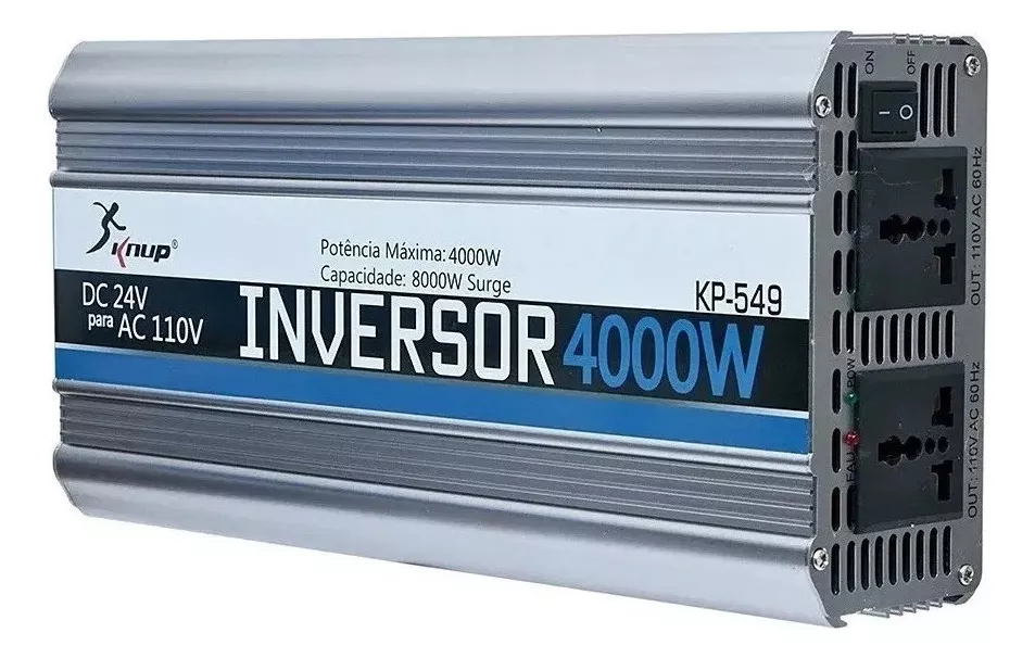 Terceira imagem para pesquisa de inversor knup 4000w 110v