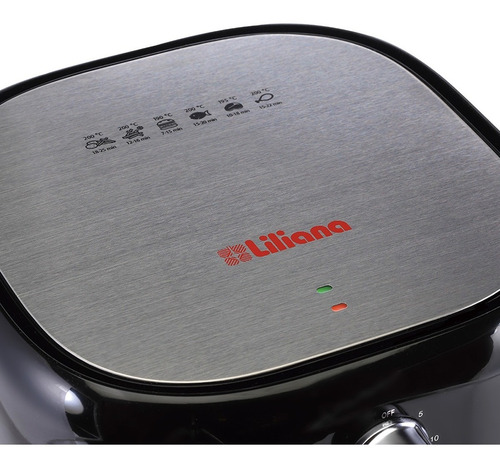 Freidora Eléctrica Sin Aceite Liliana Af915 Antiadherente