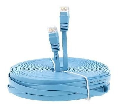 30m/98,42 Ft Cat6 Ethernet Cable Plano Rj45 Lan Internet Cab