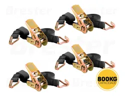 Comprar Kit 4 Jogos Cinta Catraca De Amarração Carga 800kg Vonder Cor Preto no Mercado Livre