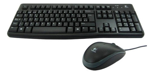 Combo Teclado/mouse Mk120 Logitech Español Alámbrico Usb Com