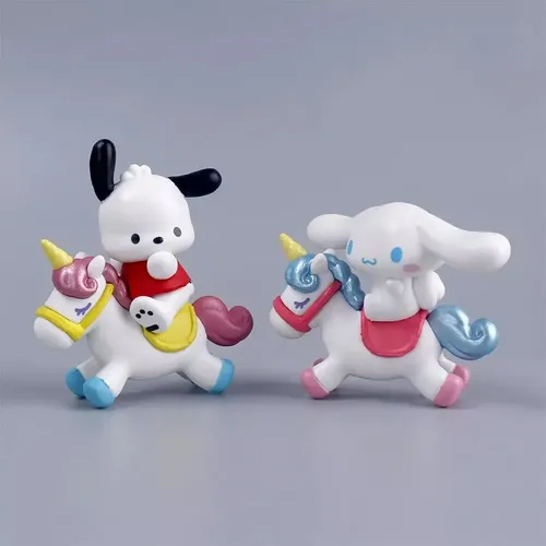 A Conjunto De 6 Figuras Sanrio Hello Kitty Kuromi 2026