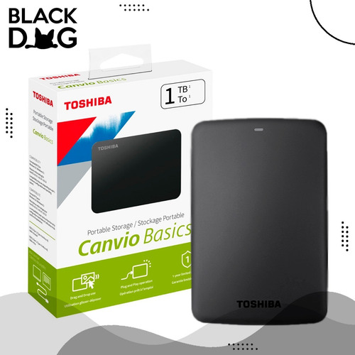 Imagen 3 de 3 de Disco Duro Externo Toshiba 1tb 3.0 2.0 + Smartwatch | Bde