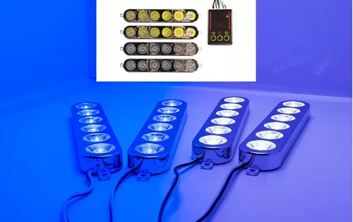 Baliza Azul 12v Led Luz Estroboscópica Garita Policía Flash - Productos  Integra SRL