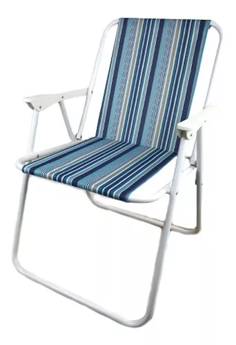 Silla De Camping Piscina Playa Plegable Liviana Colores 81288