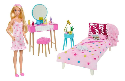 Barbie Cuarto De Los Sueños Muñeca Juguete Set
