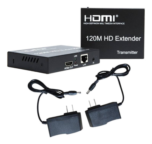 Extensor Hdmi Rj45 Adaptador Video 120 Metros Activo Tienda 