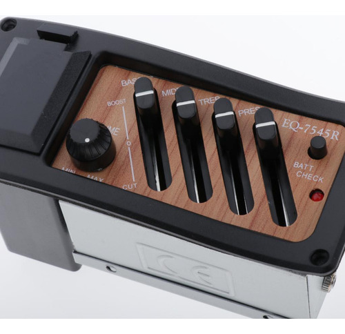1pc Guitarra Acústica Pickup Eq Piezo Pickup 7545r