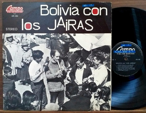 Los Jairas - Bolivia Con Los Jairas - Lp Año 1968 - Folklore