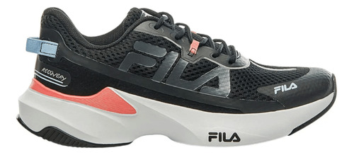 Zapatillas Fila Mujer Recovery Negras Running 51j728x-6011