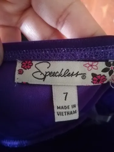 Vestido De Niña Talla 7 (Usado)