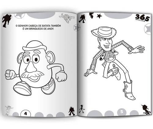 Imagem 2 de 2 de Livro Para Colorir 365 Desenhos Disney Pixar Culturama