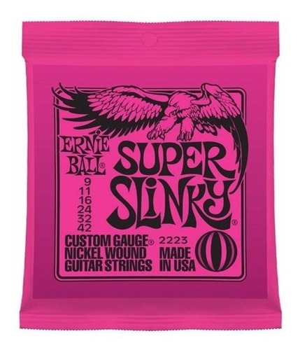 Ernie Ball 2223 Cuerdas Guitarra Electrica 9-42 Envío 10x$0