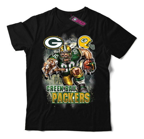 Remera Green Bay Packers Equipo Nfl 14 Dtg Premium