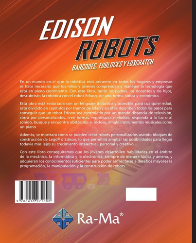 Libro Edison Robots Barcodes, Edblocks Y Edscratch