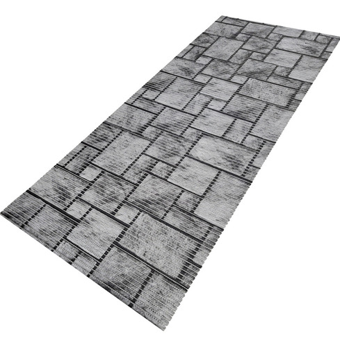Passadeira Emborrachada Soft Antiderrapante 45cm X 2 Metros Comprimento 2 M Cor Estampa 14 Desenho Do Tecido Estampado Largura 45 Cm