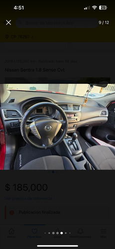 Nissan Sentra 1.8 Sense Cvt