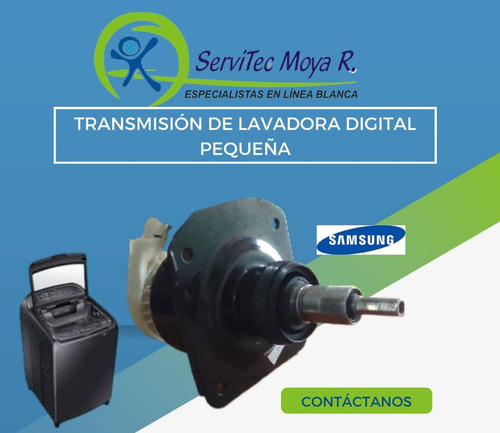 Transmisión Para Lavadora Digital Samsung Pequeña