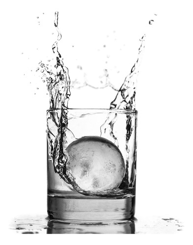 Esfera Redonda De Hielo Para Whisky Ice Cube Molds Glacio, P