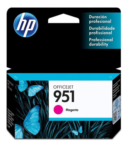 Imagen 1 de 4 de Cartucho De Tinta Hp 951 Magenta
