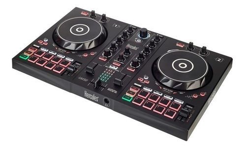 Imagen 3 de 8 de Controlador DJ Hercules DJControl Inpulse 300 negro de 2 canales