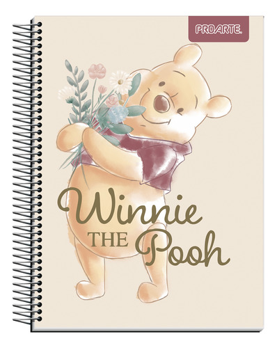 Cuaderno Triple Cuarta 17x21 Winnie The Pooh Proarte 150hjs