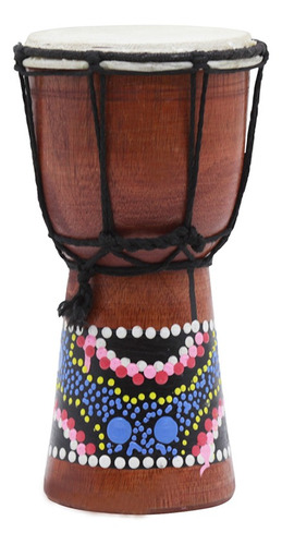 Imagen 4 de 6 de Djembe Bongo - Tambor Africano De Madera (10,2 Cm, Tamaño Co