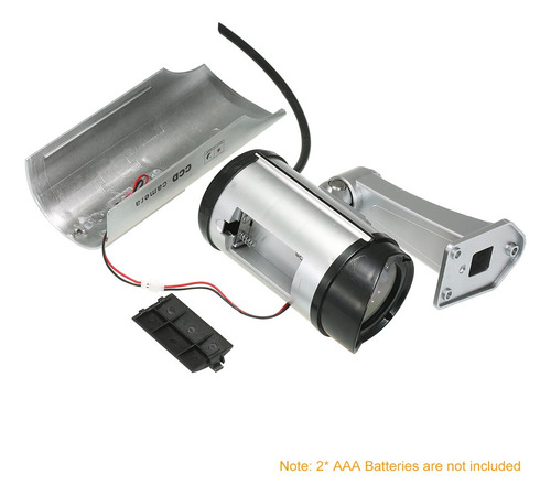 Simulação Bullet Camera Solar Powered Falso Manequim À Prova