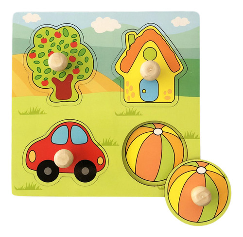 Rompecabezas De Dibujos Animados Juego De Combinación Casa