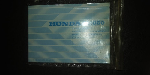 Manual De Usuario Y Mantenimiento De Honda Gl 1000 Golwing