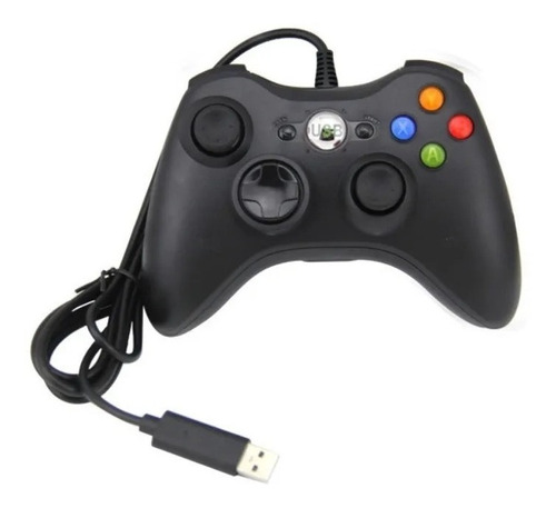 Joystick Mando Para Microsoft Xbox 360 Cable Pc Windows Envi