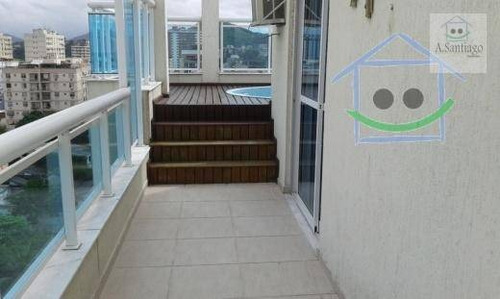 Imagem 4 de 27 de Cobertura Com Piscina À Venda, Jacarepaguá, Rio De Janeiro - Co0022. - Co0022
