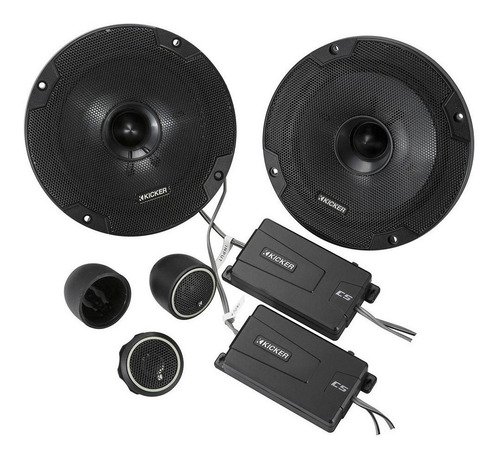 Set De Medios Kicker 6x5 Css65 100w Rms 300w Max 