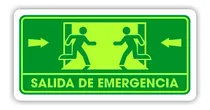 Comprar Señalamiento Salida De Emergencia 20x40 Fotoluminiscente