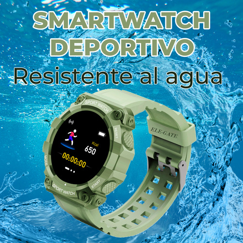 Reloj Ele-gate Fd68 Deportivo Impermeable 1.3 Bluetooth
