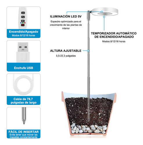 Luz Led Para Cultivo De Plantas Em Ambientes Internos, Em